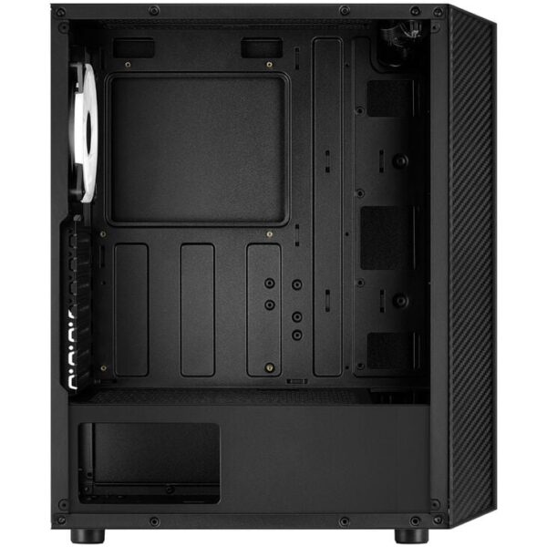 Aerocool Hive v1 Midi Tower Case with Tempered Glass - Black