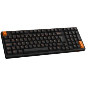 AKKO 3098B Plus Black & Orange Wireless Gaming Keyboard with CS-Switch Crystal