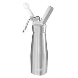 Aluminum Cream Dispenser 0.5 L Non-Stick Coated | Heat Resistant up to +70°C | Includes 3 Nozzles and 1 Cleaning Brush