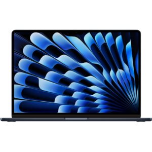 Apple MacBook Air 15" Laptop featuring M2 Chip - Midnight Color - 8GB Unified Memory - 512GB SSD - 8-Core CPU - 10-Core GPU - 16-Core Neural Engine - 15.3-Inch Liquid Retina...