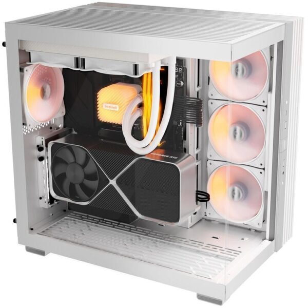 be quiet! Light Base 600 DX Midi Tower, Tempered Glass, ARGB - White