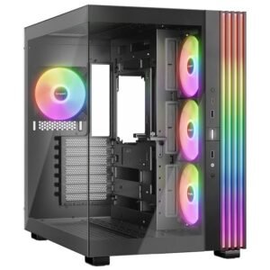 be quiet! Light Base 600 LX Midi Tower Case with Tempered Glass and ARGB - Black