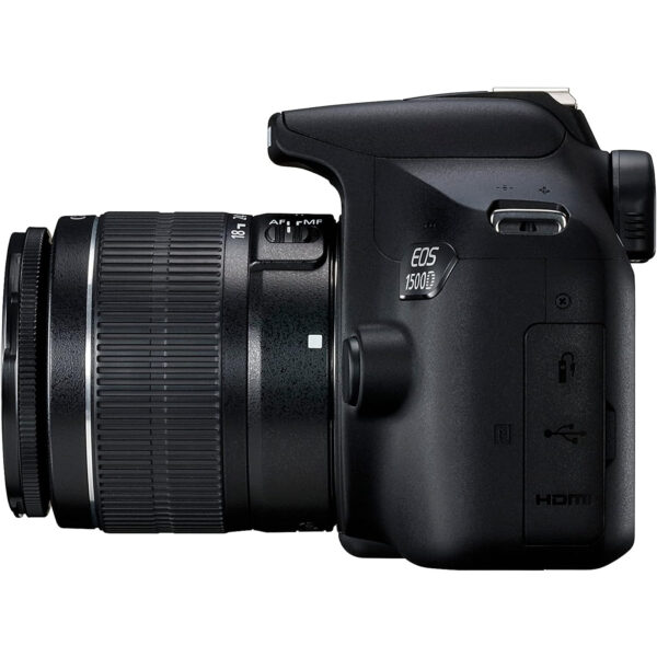 Canon EOS 1500D DSLR Camera for Beginners with 18-55mm Lens Kit, 24.1MP CMOS Sensor, 3" LCD, Built-in Wi-Fi & NFC - Includes EF-S 18-55mm f/3.5-5.6 III Lens