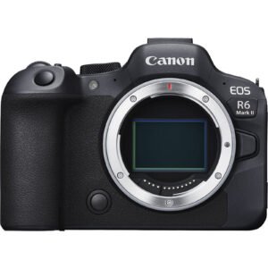 Canon EOS R6 Mark II Mirrorless Camera (Body Only) - 24.2MP Full-Frame CMOS Sensor, 4K60 10-Bit Internal Video, C-Log 3, Sensor-Shift 5-Axis Image Stabilization, 40fps E