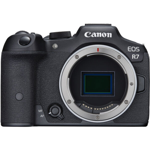 Canon EOS R7 Mirrorless Camera (Body Only) - 32.5MP APS-C CMOS Sensor, Built-In WiFi & Bluetooth, 4K60 10-Bit Video, HDR-PQ & C-Log 3 Support
