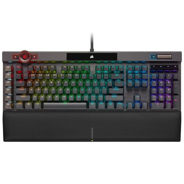 Corsair K100 RGB Gaming Keyboard, Corsair OPX, RGB LED - Black