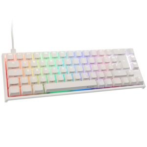 Ducky One 2 SF Gaming Keyboard, MX Brown Switches, RGB LED - White