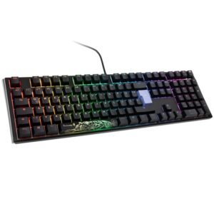 Ducky One 3 Classic Black/White Gaming Keyboard with RGB LED - MX Black Switches