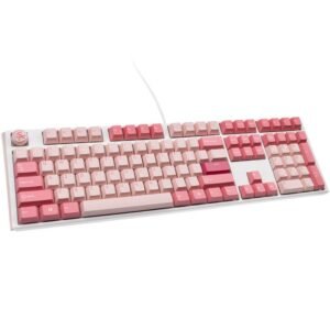 Ducky One 3 Gossamer Pink Gaming Keyboard - MX Ergo Clear (US)