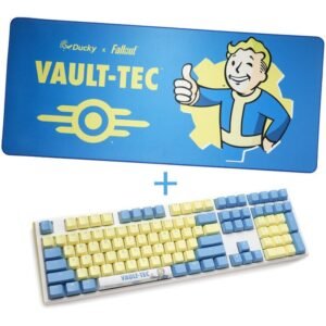 Ducky x Fallout Vault-Tec Limited Edition One 3 Gaming Keyboard + Mousepad - MX Silent Red