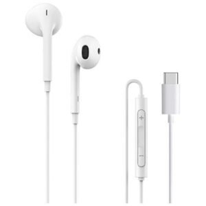 Edifier P180 USB-C Wired Earbuds - White, Featuring Remote and Microphone - Hi-Res Audio Compatible - USB-C Connectivity for Android, iPhone 15 & 16 Series, iPad, Windows, and More
