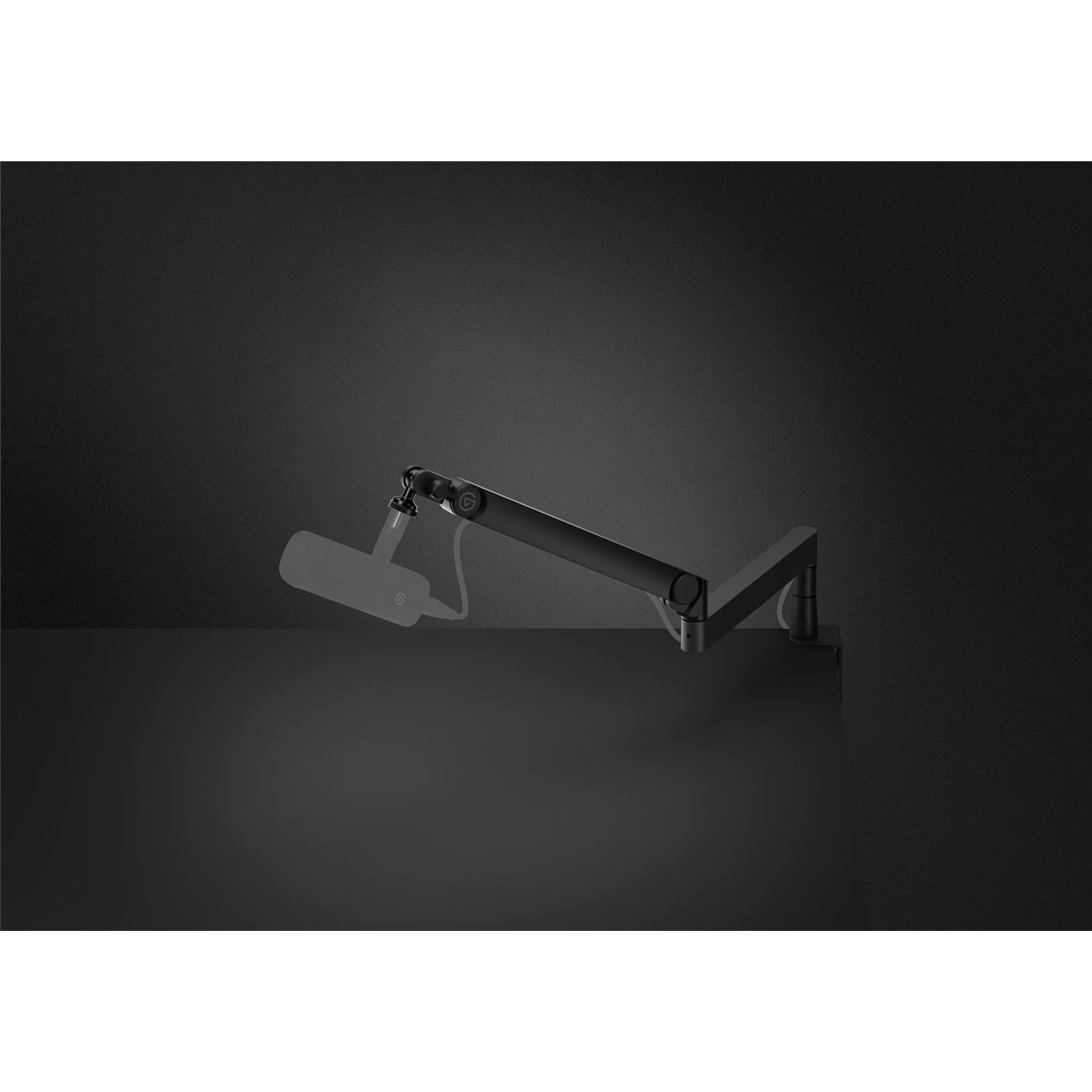 Elgato Wave Mic Arm Pro - Black, Gas Spring Mechanism, Whisper-Quiet, Ultra-Smooth Operation