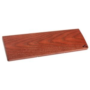 Glorious Compact Wooden Keyboard Wrist Rest - Red Brown