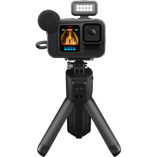 GoPro HERO 13 Black Creator Edition Action Camera - 4K Video, Waterproof up to 10m, Wi-Fi & Bluetooth, with 2.27" Rear Touch Screen and 1.4" Front Display
