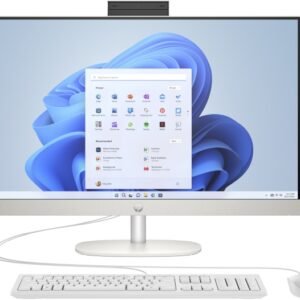 HP 27-cr0402ng All-in-One Computer: Intel Core i5 1335U, 16 GB RAM, 1 TB NVMe SSD, Intel Iris Xe Graphics, 1GbE, Wi-Fi 6, Bluetooth 5.3, WLAN: 802.11 a/b/g/n/ac/ax, Complete...