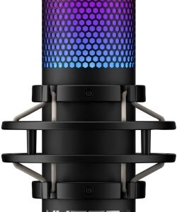 HP HyperX QuadCast S Microphone, USB, Gray, Black