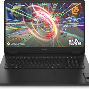 HP OMEN 17-db0156ng Laptop, AMD Ryzen 5 Processor at 4.3 GHz, 17.3" Display (1920 x 1080), 32 GB RAM, 512 GB Storage