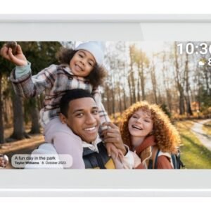 Inter Sales DENVER PFF-725W Digital Photo Frame, 8 GB, 7 Inches (17.78 cm)