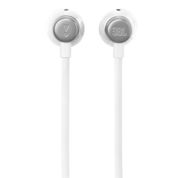JBL Tune 305C USB-C Wired Hi-Res Earbuds - White with In-Line Microphone and 3-Button Remote - Comfortable Open Fit - Compatible with iPhone 15 & 16 Series, Samsung Galaxy S24...