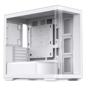 Jonsbo D300 Midi Tower, 270 Degrees, Tempered Glass - White