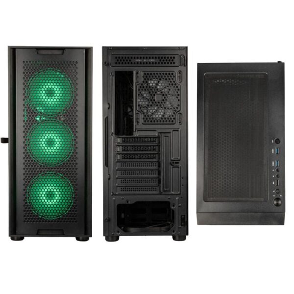 Kolink Observatory Duo ARGB Mid-Tower Case - Black