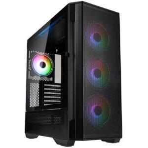 Kolink Observatory Y Mesh ARGB Midi Tower - Black