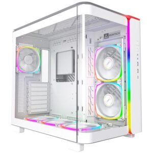 Montech KING 95 PRO White Midi-Tower with Tempered Glass and ARGB