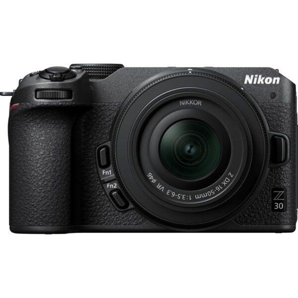 Nikon Z30 Mirrorless Digital Camera with 16-50mm Lens Kit - 20.9MP DX-Format CMOS Sensor, UHD 4K30p & FHD 120p Video Recording, 60p Live Streaming, and In-Camera Time-Lapse
