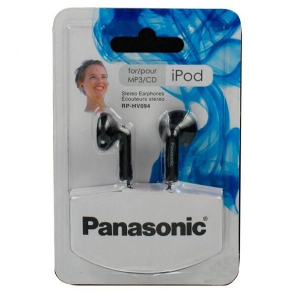 Panasonic HV094GU Wired Stereo Earbuds - Black