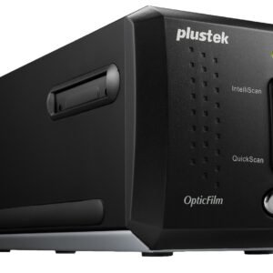 Plustek OpticFilm 8200i Ai Scanner - 36.8 x 25.4 mm, 7200 x 7200 DPI, 48-Bit Color Depth, 16-Bit and 1-Bit Grayscale, Monochrome