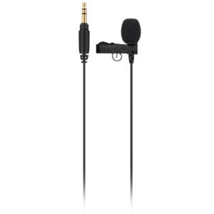 RODE Lavalier Go Omnidirectional Lapel Microphone - Black - Includes 3.5mm TRS Jack, Pop Shield, Mounting Clip, and Carry Pouch for Wireless Go