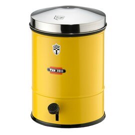 SERIES 100 16L Yellow Steel Waste Bin with Foot Pedal, Ø 230 mm, H 700 mm
