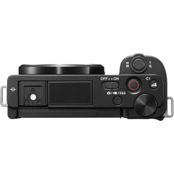 Sony ZV-E10 Black Mirrorless Camera Body - 24.2MP APS-C Exmor CMOS Sensor - UHD 4K at 30p & FHD at 120p Video - 11 fps Continuous Shooting - Real-Time Eye AF & Tracking - 3.0"...