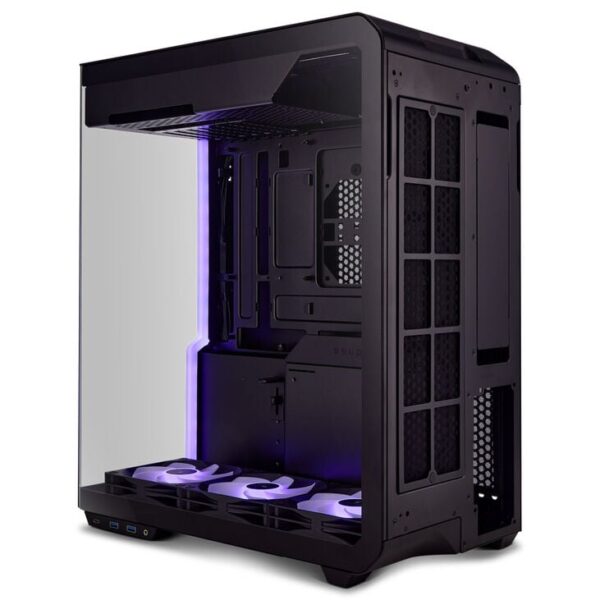 Ssupd Xhuttle Midi Tower PC Case, ATX, RGB, Tempered Glass - Black