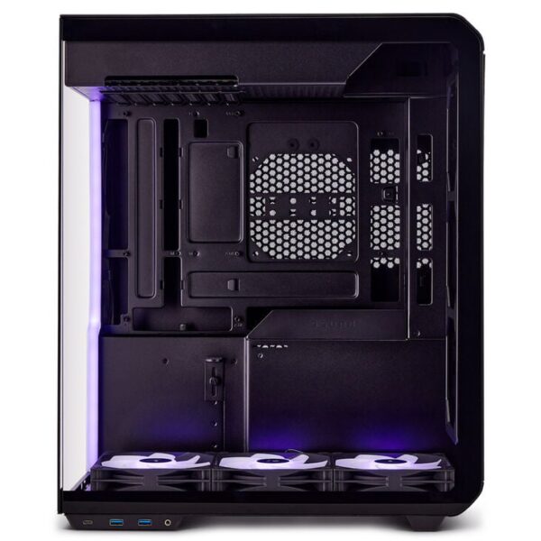 Ssupd Xhuttle Midi Tower PC Case, ATX, RGB, Tempered Glass - Black