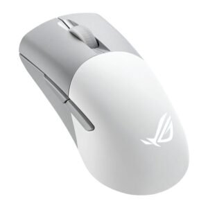 White ASUS ROG Keris Wireless Aimpoint Gaming Mouse