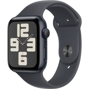 Apple Watch SE (2024) GPS 44mm Aluminum Case Sport Band Midnight S/M