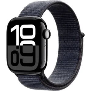Apple Watch Series 10 GPS + Cellular 42mm Aluminum Case with Ink Sport Loop