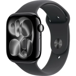 Apple Watch Series 11 GPS 46mm Aluminum Case with Black Sport Band (S/M)