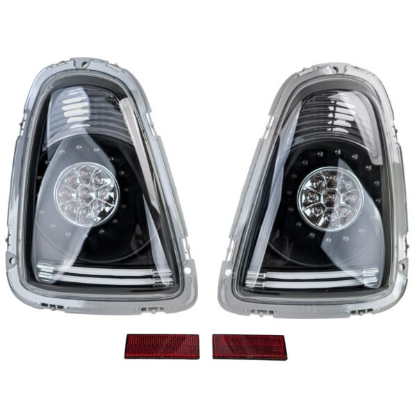 Clear Lens Black LED Taillights for Mini One Cooper R56 2006-2010