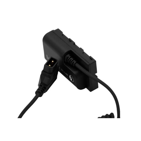 Kondor Blue - D-Tap to Sony L-Series NPF Dummy Battery Cable in Raven Black