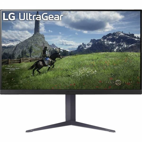 LG UltraGear 32GS85QX-B.AEU, Black, 31.5 Inch, WQHD, IPS, 180 Hz, 1 ms (Gaming Monitor)