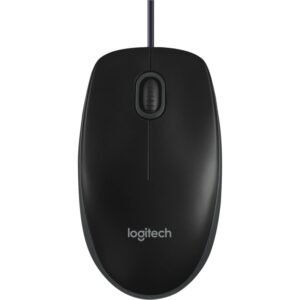 Logitech B100 USB Wired Mouse 800dpi Black