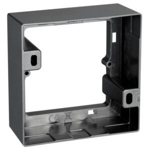 McPower Flair Surface-Mounted Frame 80x80x35mm with Installation Hole in Anthracite