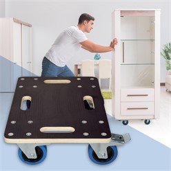 Multiplex Furniture Dolly 35 x 50 cm with Parking Brakes and 800 kg Load Capacity