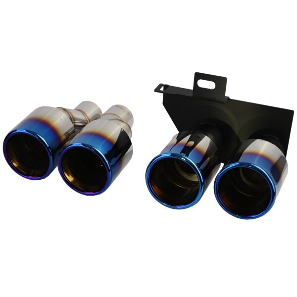 Rear Diffuser Upgrade with Titanium Exhaust Tips for BMW F10 F11 520 523 525 528 530