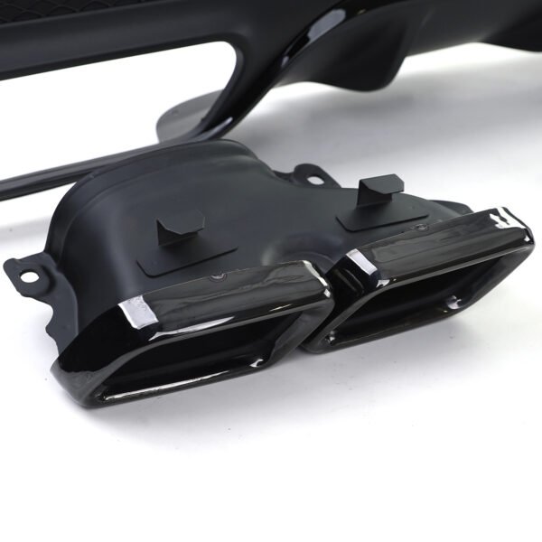 Sport Rear Diffuser with Black Tailpipes for Mercedes GLE W166 2015-2018