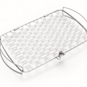 Weber Small Fish and Vegetable Holder, Stainless Steel (6470)